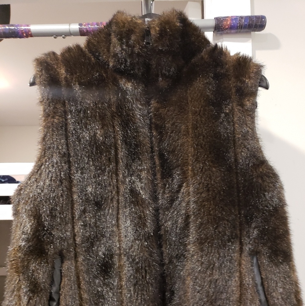 Faux Fur Reversible Vest